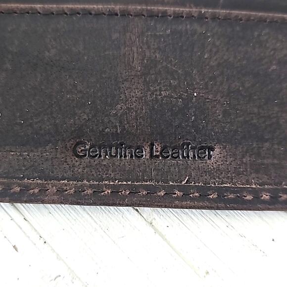 Traversible Slim Front Pocket Wallet for Men RFID Leather 8 Slots Brown (NIB) - Picture 3 of 6